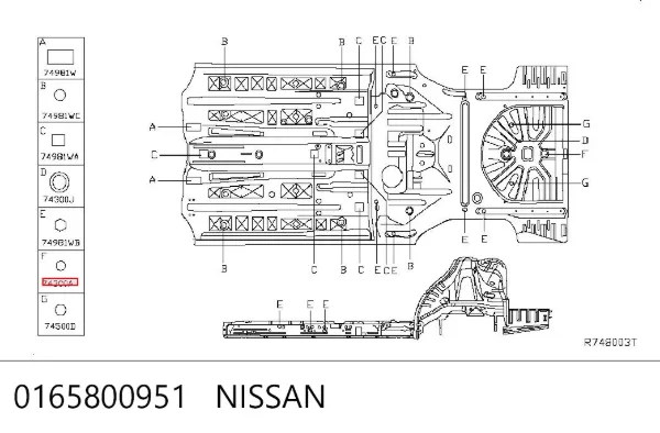  0165800951 Nissan/Infiniti