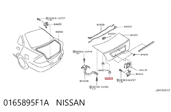  0165895F1A Nissan/Infiniti