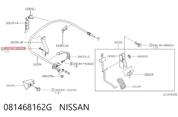  081468162G Nissan/Infiniti