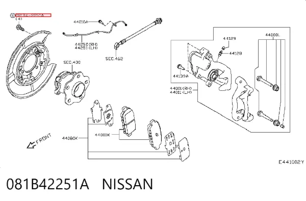  081B42251A Nissan/Infiniti