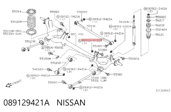  089129421A Nissan/Infiniti