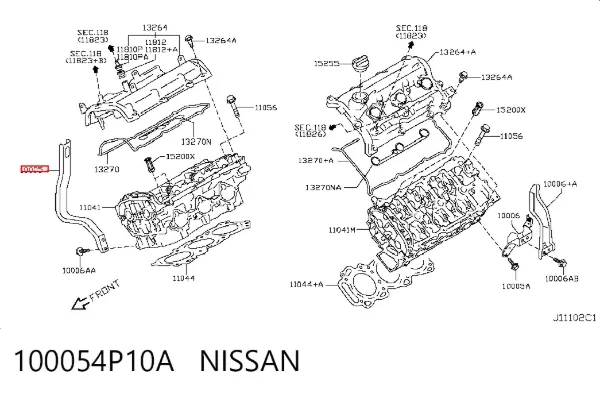  100054P10A Nissan/Infiniti