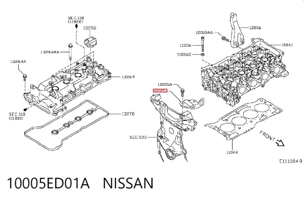  10005ED01A Nissan/Infiniti