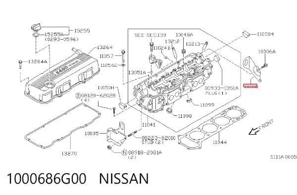  1000686G00 Nissan/Infiniti