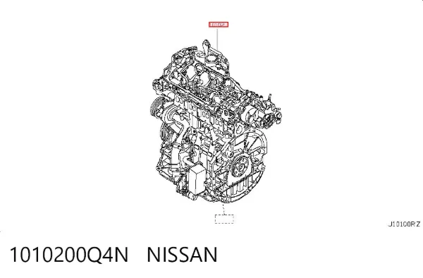 Двигатель 1010200Q4N Nissan/Infiniti