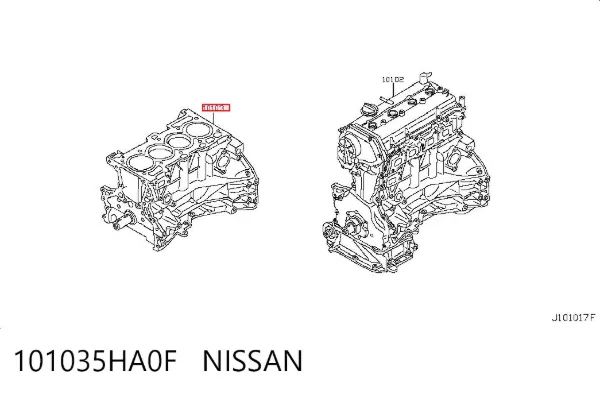  101035HA0F Nissan/Infiniti