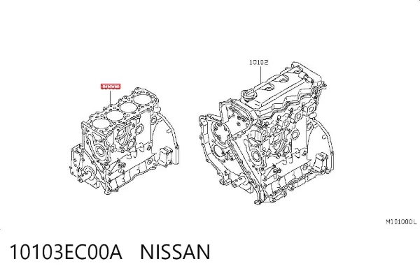  10103EC00A Nissan/Infiniti