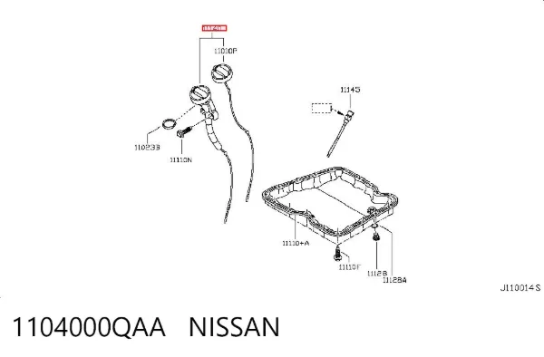  1104000QAA Nissan/Infiniti
