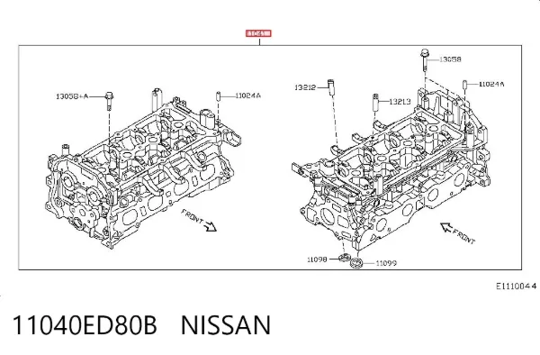 ГБЦ Nissan Qashqai I
