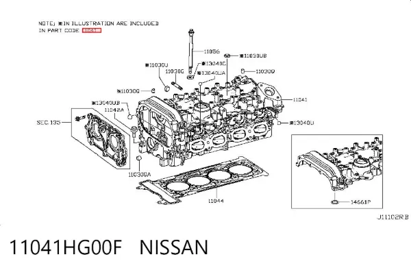  11041HG00F Nissan/Infiniti