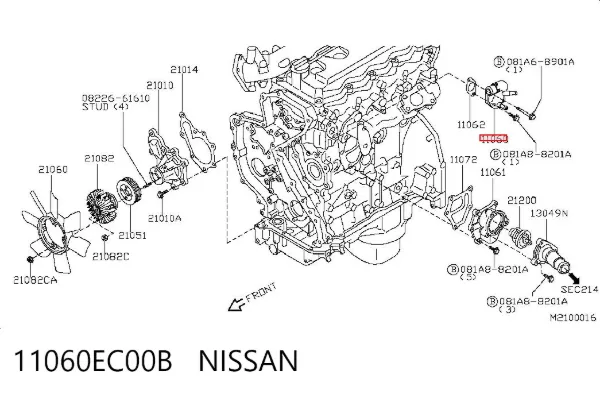  11060EC00B Nissan/Infiniti