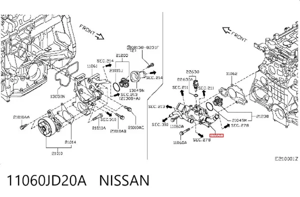 11060JD20A Nissan/Infiniti