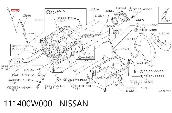  111400W000 Nissan/Infiniti