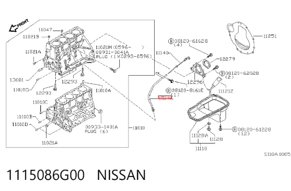  1115086G00 Nissan/Infiniti