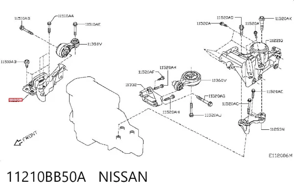  11210BB50A Nissan/Infiniti