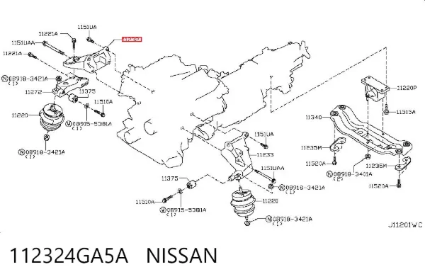  112324GA5A Nissan/Infiniti