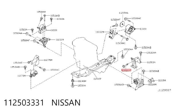  112503331 Nissan/Infiniti