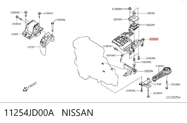  11254JD00A Nissan/Infiniti