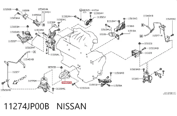  11274JP00B Nissan/Infiniti