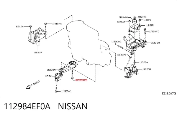  112984EF0A Nissan/Infiniti