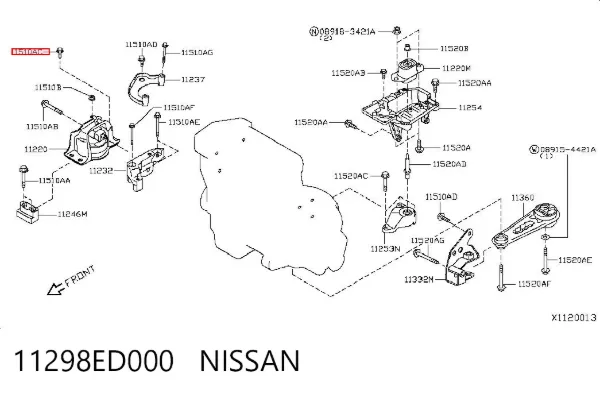  11298ED000 Nissan/Infiniti