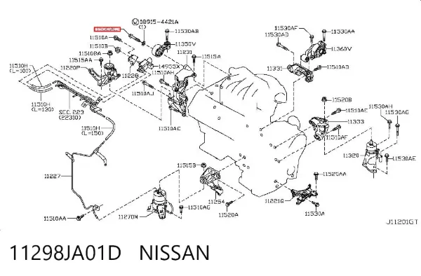  11298JA01D Nissan/Infiniti