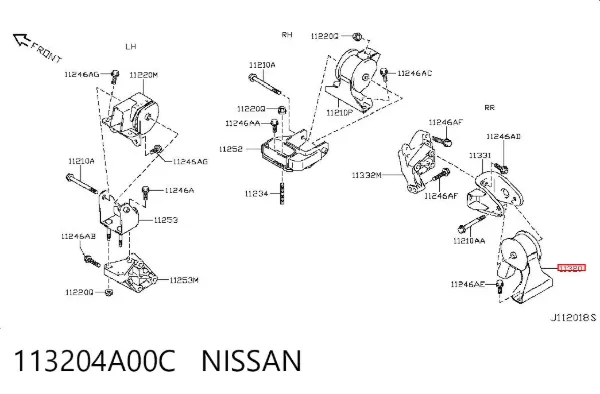  113204A00C Nissan/Infiniti