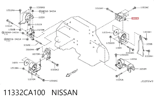  11332CA100 Nissan/Infiniti
