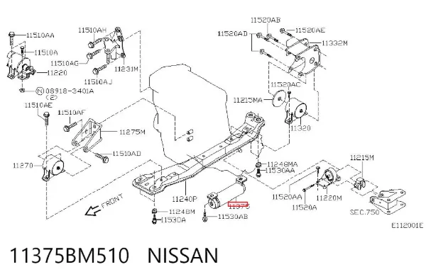  11375BM510 Nissan/Infiniti