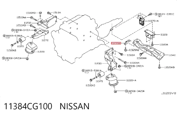  11384CG100 Nissan/Infiniti