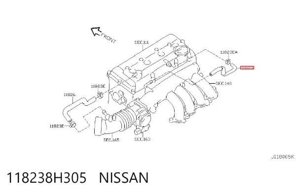  118238H305 Nissan/Infiniti
