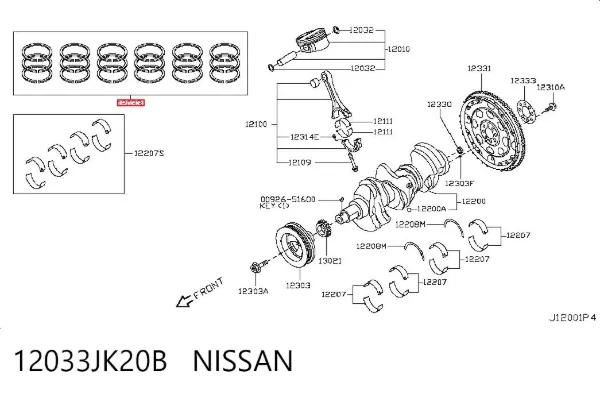  12033JK20B Nissan/Infiniti