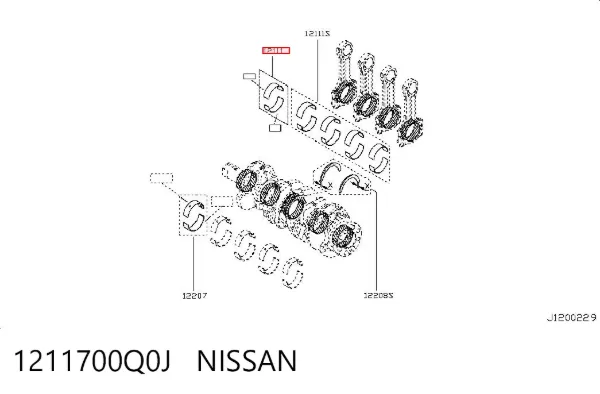  1211700Q0J Nissan/Infiniti