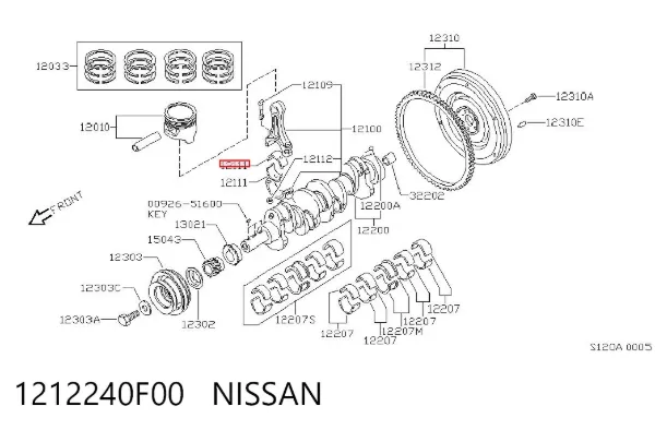  1212240F00 Nissan/Infiniti