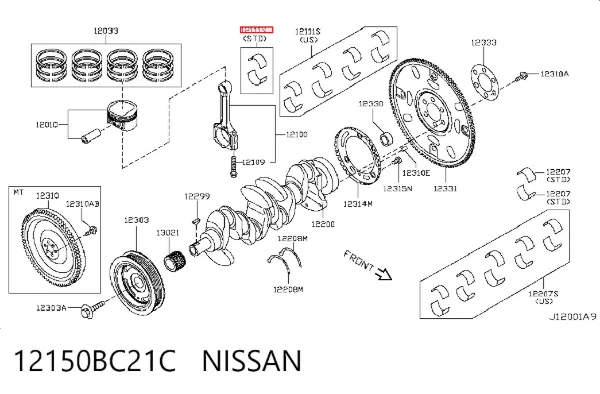  12150BC21C Nissan/Infiniti