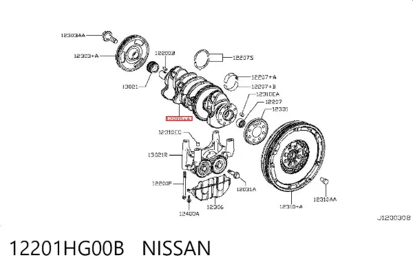  12201HG00B Nissan/Infiniti
