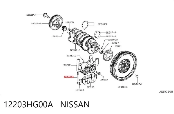  12203HG00A Nissan/Infiniti
