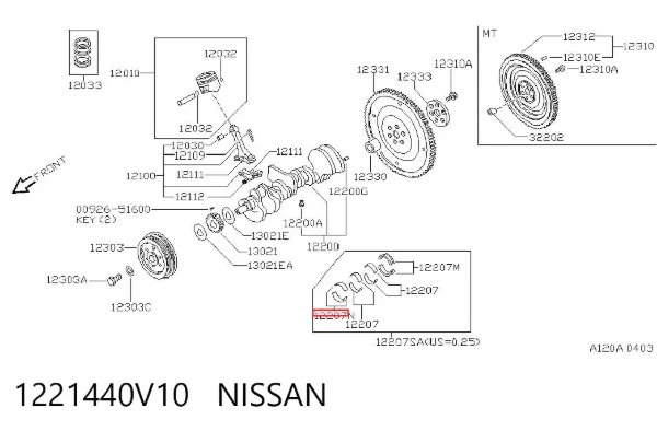  1221440V10 Nissan/Infiniti