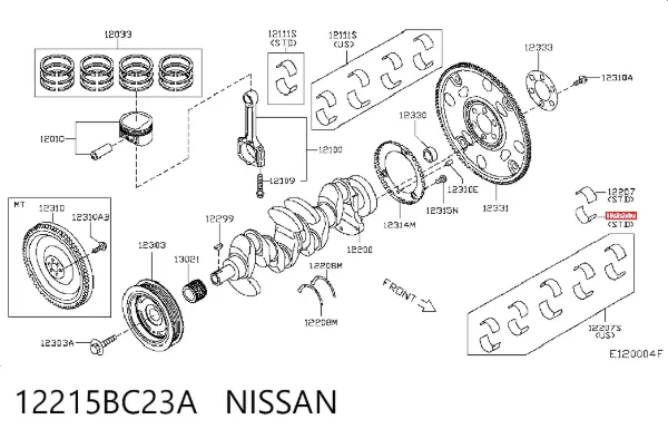  12215BC23A Nissan/Infiniti