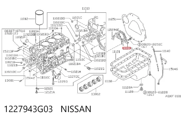  1227943G03 Nissan/Infiniti