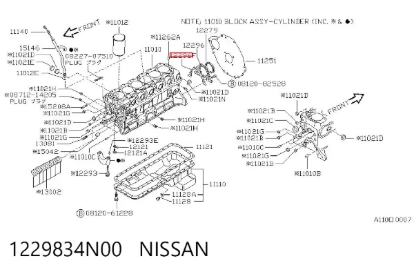  1229834N00 Nissan/Infiniti
