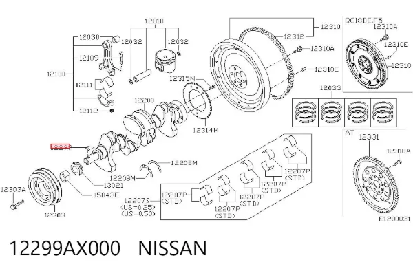  12299AX000 Nissan/Infiniti