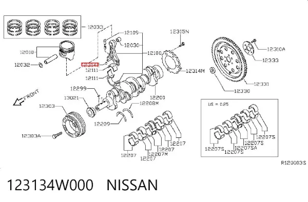  123134W000 Nissan/Infiniti