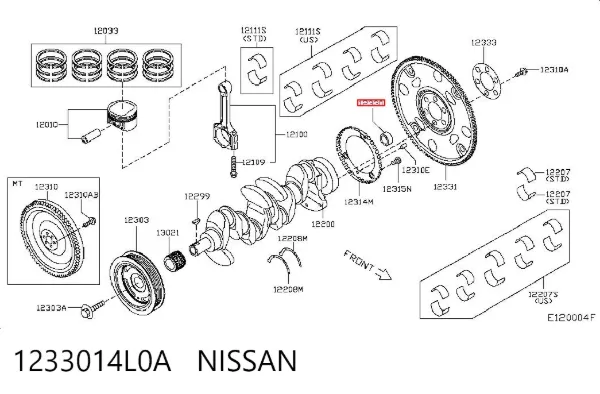  1233014L0A Nissan/Infiniti