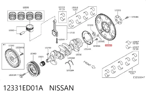 Маховик Nissan JUKE JPN