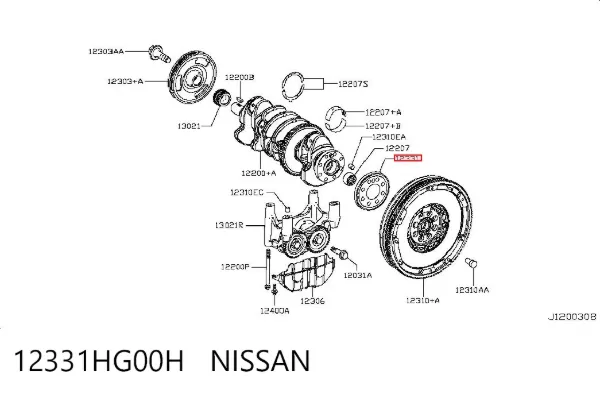  12331HG00H Nissan/Infiniti