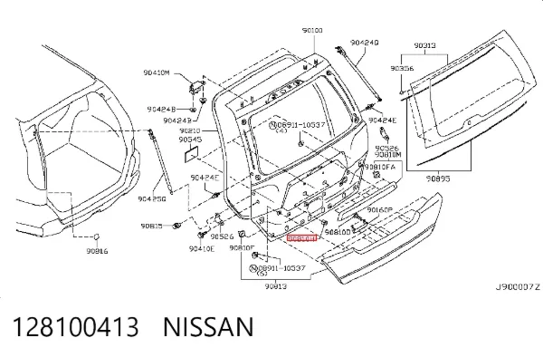  128100413 Nissan/Infiniti