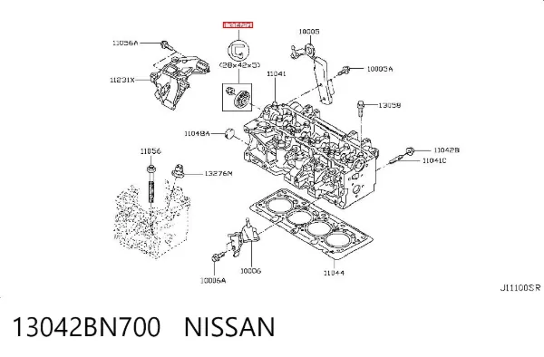 Сальник распредвала 13042BN700 Nissan/Infiniti