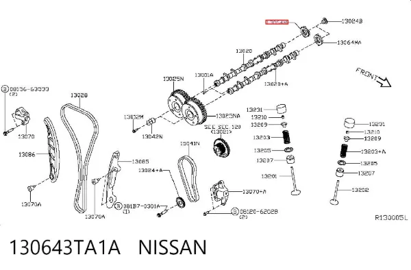  130643TA1A Nissan/Infiniti