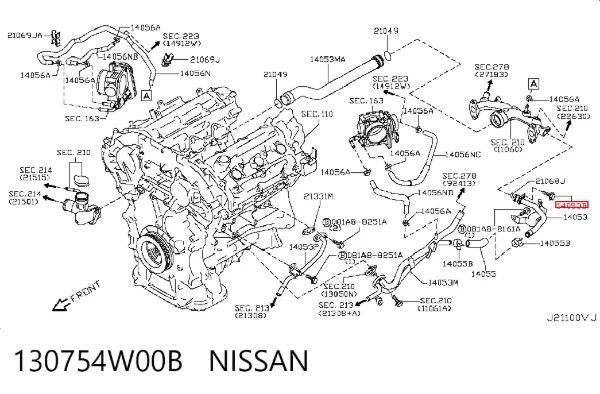  130754W00B Nissan/Infiniti